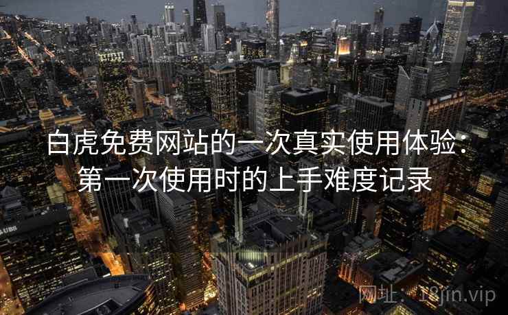 白虎免费网站的一次真实使用体验：第一次使用时的上手难度记录  第1张