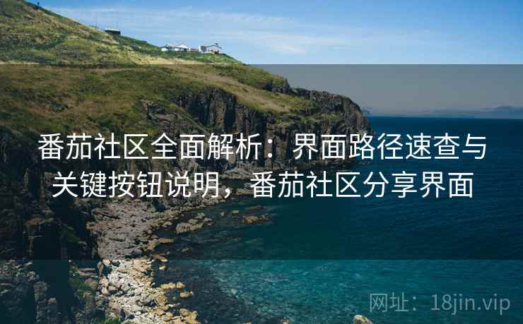 番茄社区全面解析：界面路径速查与关键按钮说明，番茄社区分享界面  第2张