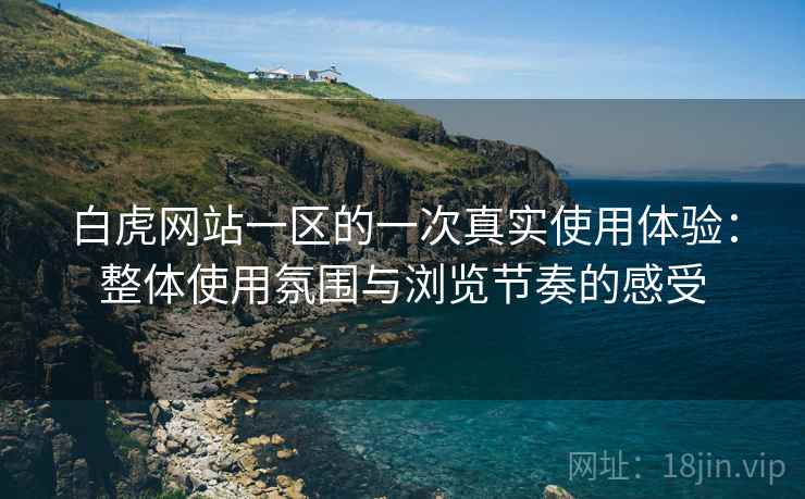 白虎网站一区的一次真实使用体验:整体使用氛围与浏览节奏的感受 第2张 白虎网站一区的一次真实使用体验:整体使用氛围与浏览节奏的感受 第2张