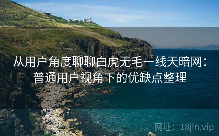 从用户角度聊聊白虎无毛一线天暗网:普通用户视角下的优缺点整理 第2张 从用户角度聊聊白虎无毛一线天暗网:普通用户视角下的优缺点整理 第2张