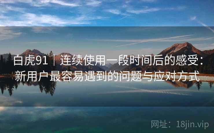 白虎91｜连续使用一段时间后的感受：新用户最容易遇到的问题与应对方式  第2张