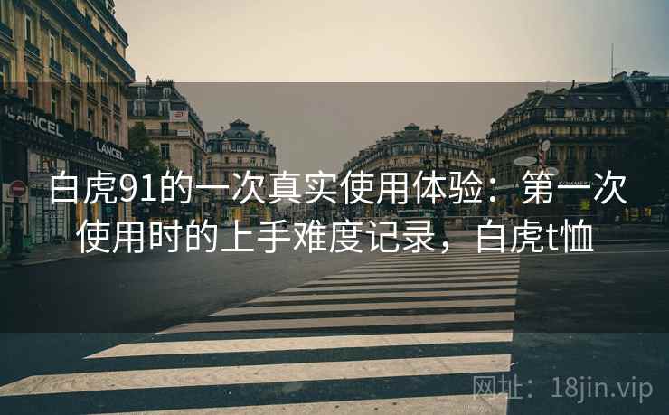 白虎91的一次真实使用体验:第一次使用时的上手难度记录,白虎t恤 第2张 白虎91的一次真实使用体验:第一次使用时的上手难度记录,白虎t恤 第2张