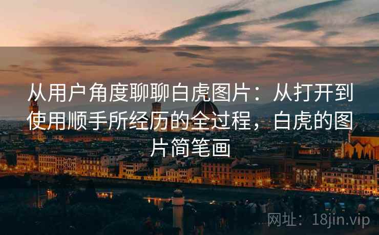 从用户角度聊聊白虎图片:从打开到使用顺手所经历的全过程,白虎的图片简笔画 第1张 从用户角度聊聊白虎图片:从打开到使用顺手所经历的全过程,白虎的图片简笔画 第1张